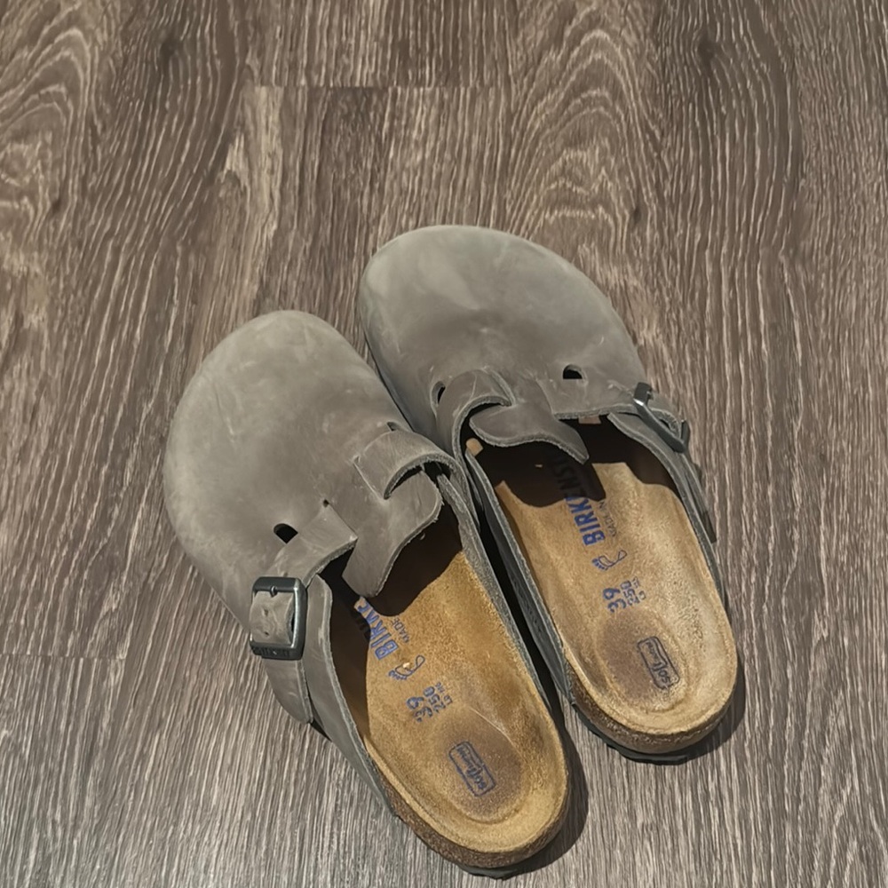 Gray Slip-On Clogs